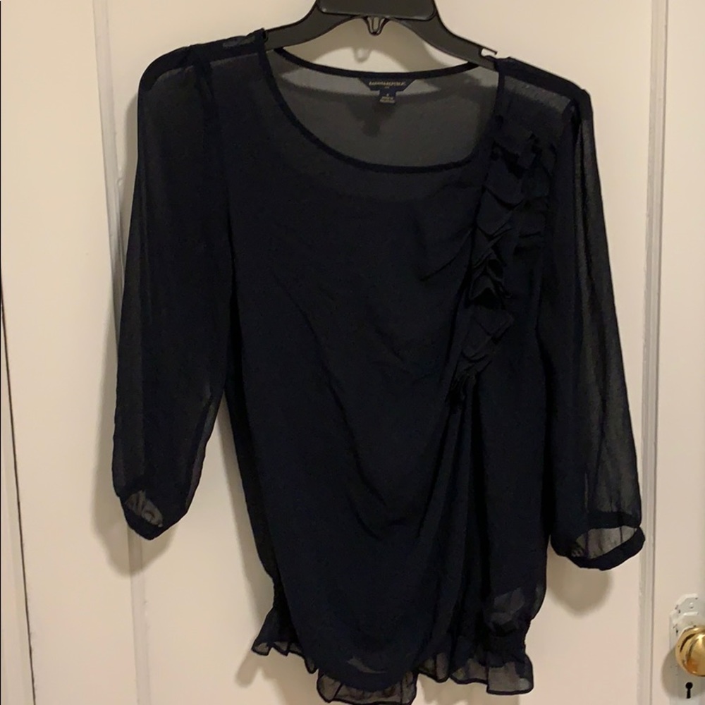 Black sheer top
